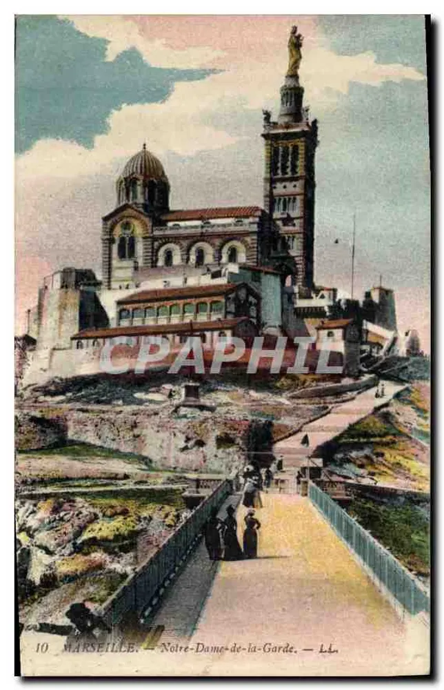 Marseille — Notre-Dame-de-la-Garde — LL, n°10 - Frente