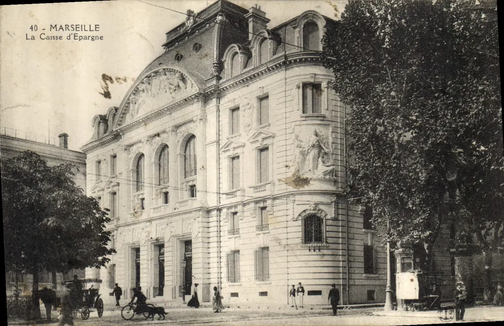 Marseille — A Caixa de Economia — editor desconhecido, n° 40 - Frente