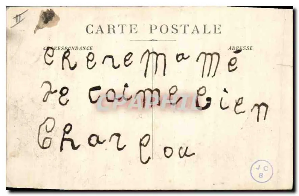 Marseille — A Caixa de Economia — editor desconhecido, n° 40 - Verso
