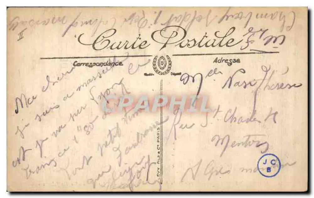 Marseille — Basine und Kai der Joliette — LL - Rückseite