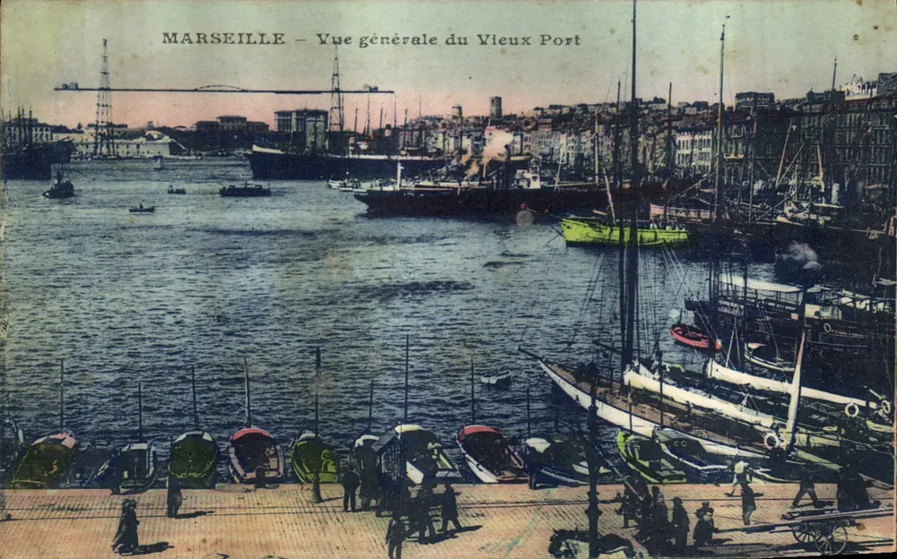 Marseille — Allgemeiner Blick auf den Vieux Port — Verleger unbekannt - Vorderseite