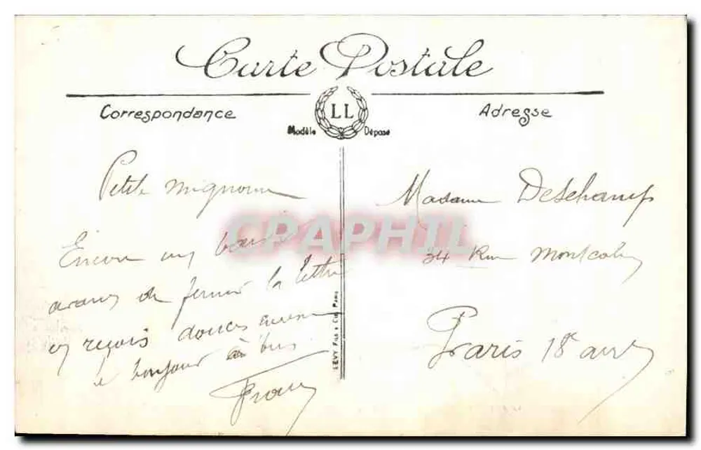 Marseille — Der Leuchtturm Désirade — Effekt der Wellen — LL.2 — n°269 - Rückseite