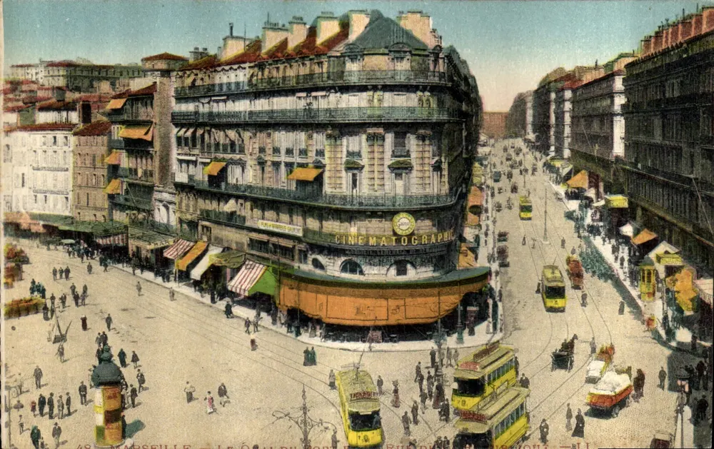 Marselha — O Cais do Porto — Cinematográfico - Frente
