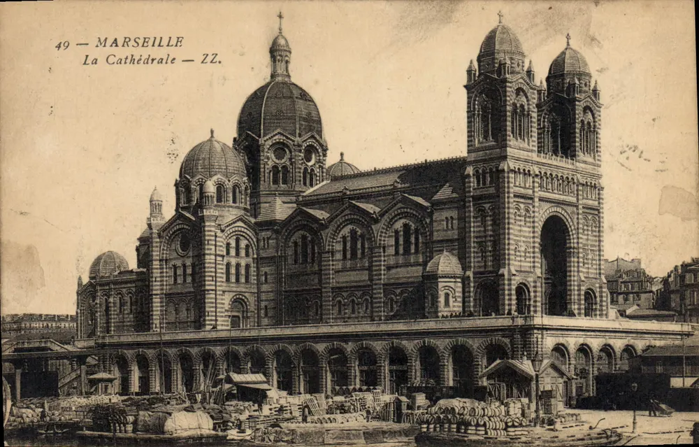 Marseille — A Catedral — ZZ. — Editor ZZ, n° 49 - Frente