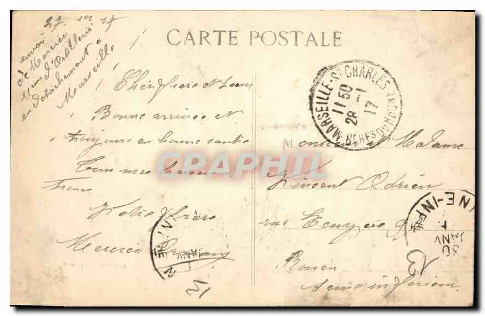Marseille — A Catedral — ZZ. — Editor ZZ, n° 49 - Verso