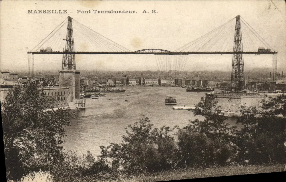 Marselha — Ponte Transbordeur — A. B. - Frente