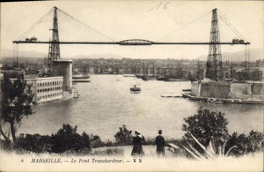 Marselha — O Ponte Transbordeur — editor desconhecido, n°4 - Frente