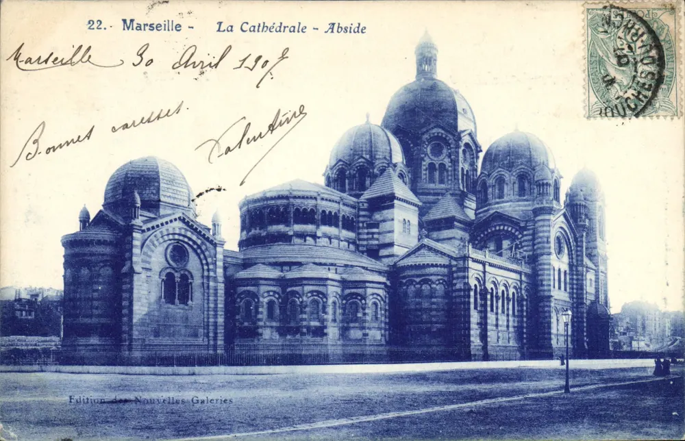 Marselha - A Catedral - Abside — Edição das Novas Galerias, n°22 - Frente