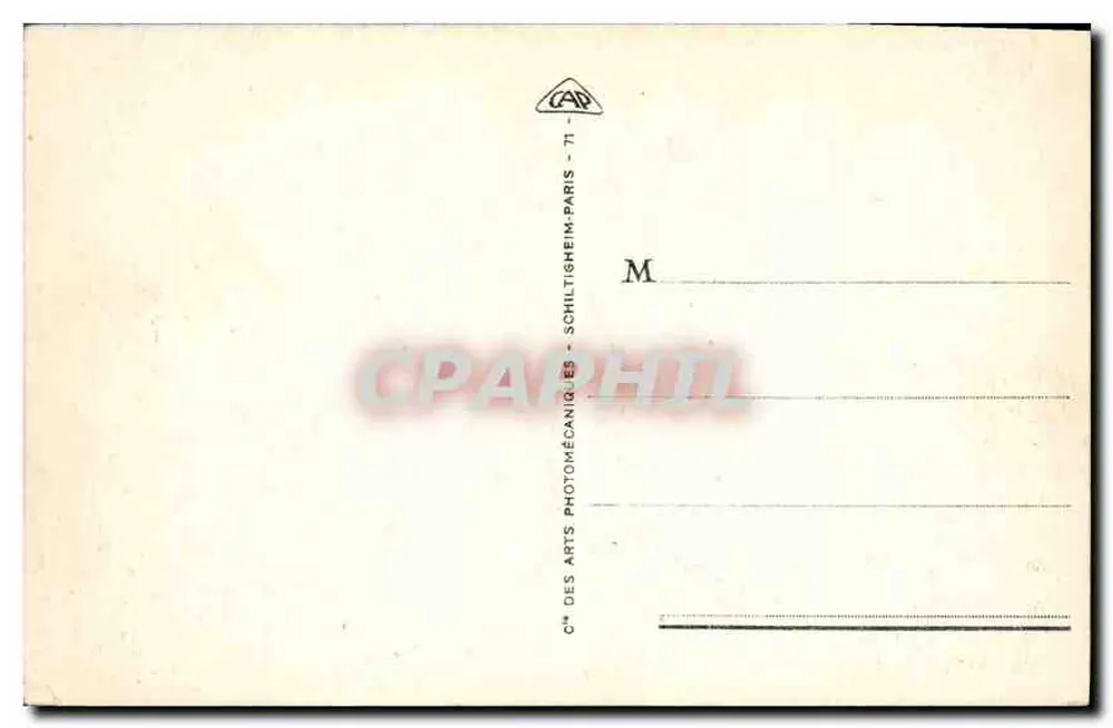 Marseille - Katedra — widok z portu i Starego Portu — wydawca CAP, nr 6 - Rewers