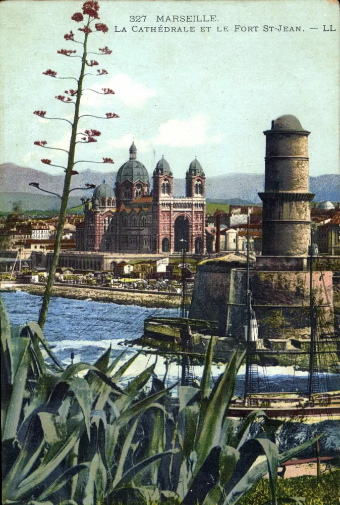Marseille — Die Kathedrale und das Fort St-Jean — LL - Vorderseite