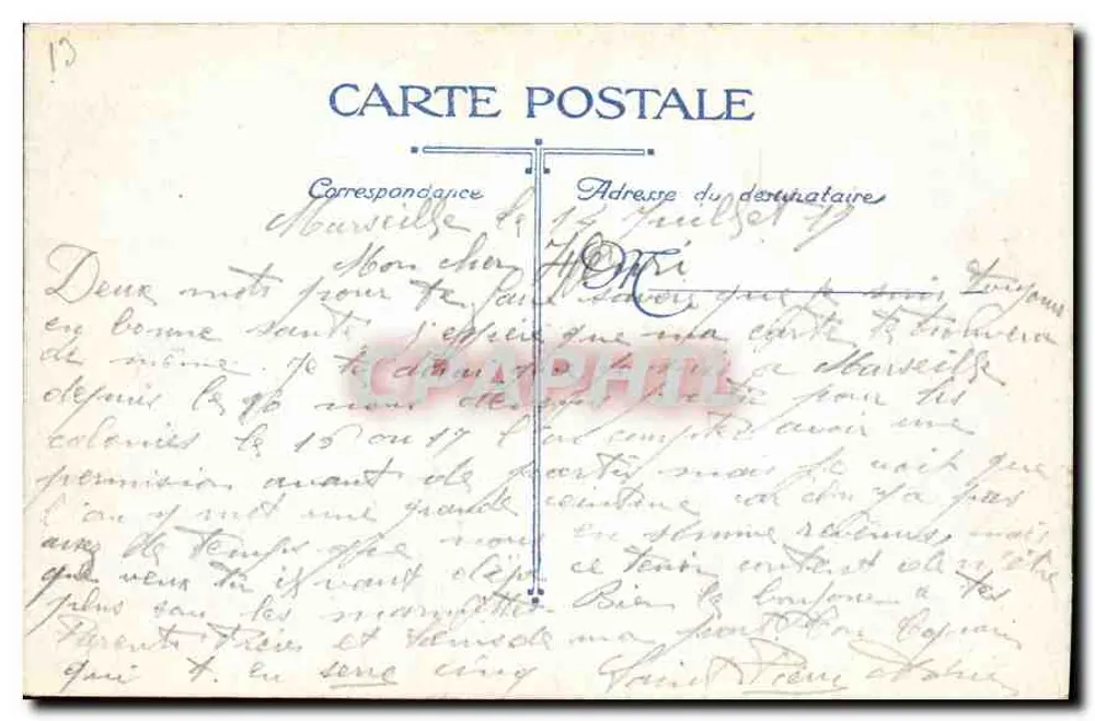 Marseille, die Reformierten und das Monument des Mobi1es — L.V. & Cie - Rückseite