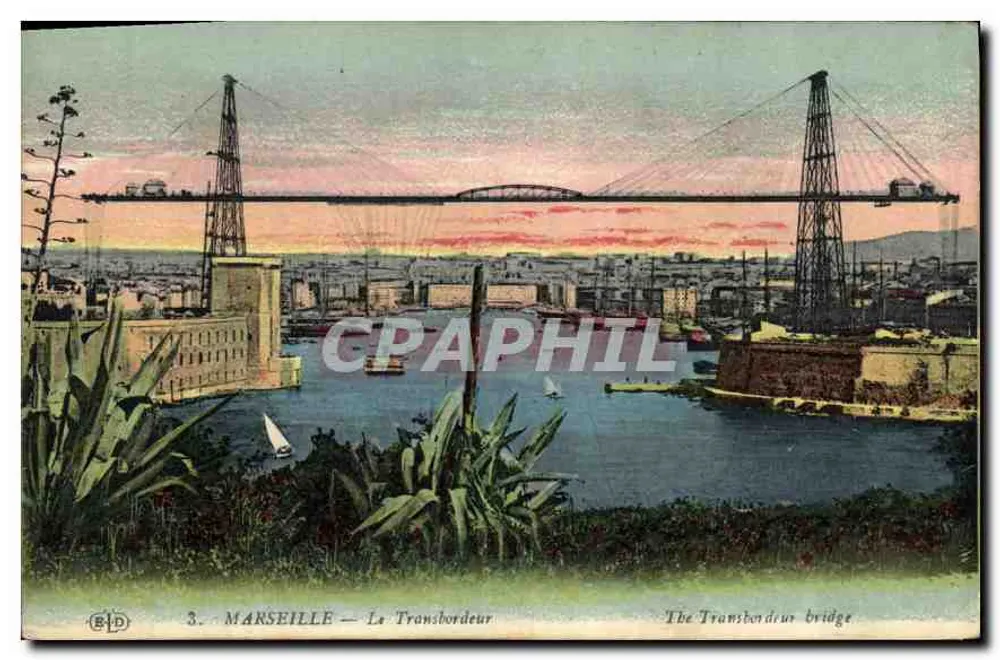 Marselha — O Transbordeur — Editor ELD, n°3 - Frente