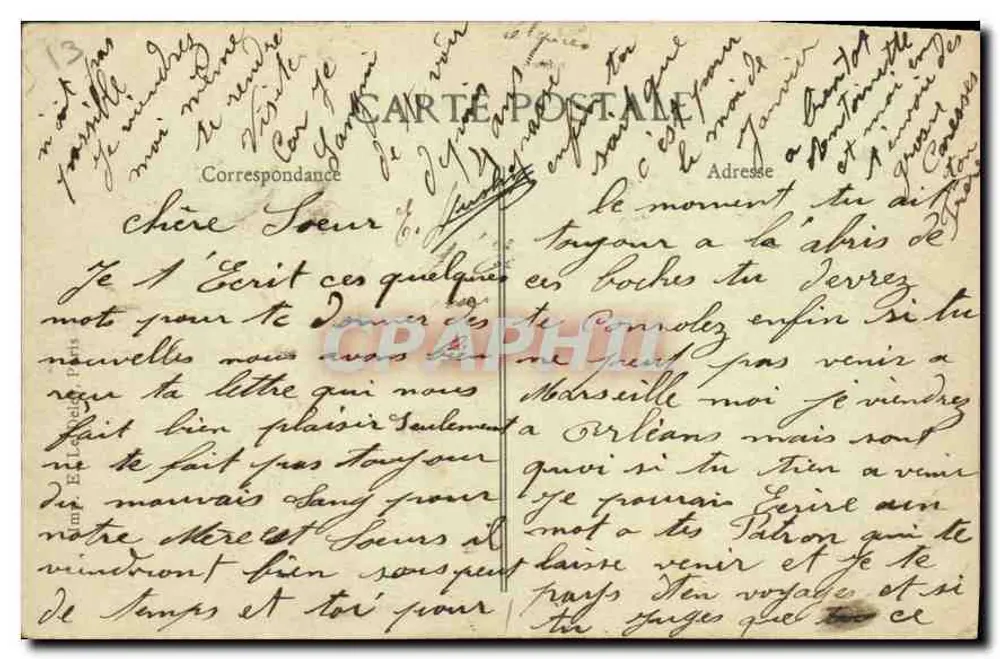 Marselha — O Transbordeur — Editor ELD, n°3 - Verso