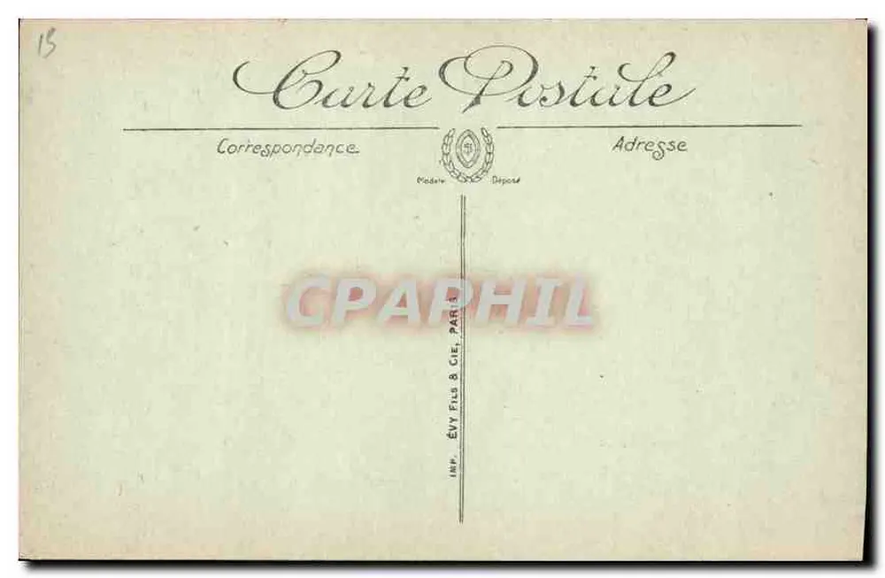 Marseille — Rue de Noailles — Editora Évy Frères & Cie, Paris, n°309 - Verso