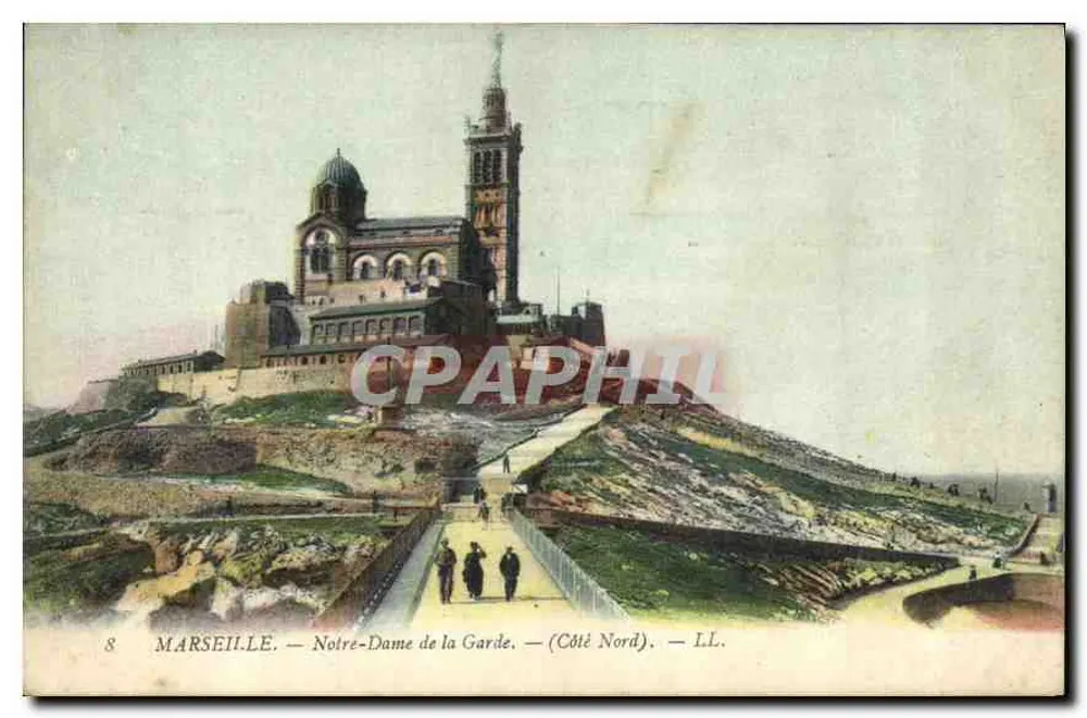Marseille — Notre-Dame de la Garde — (Nordseite) — LL. - Vorderseite