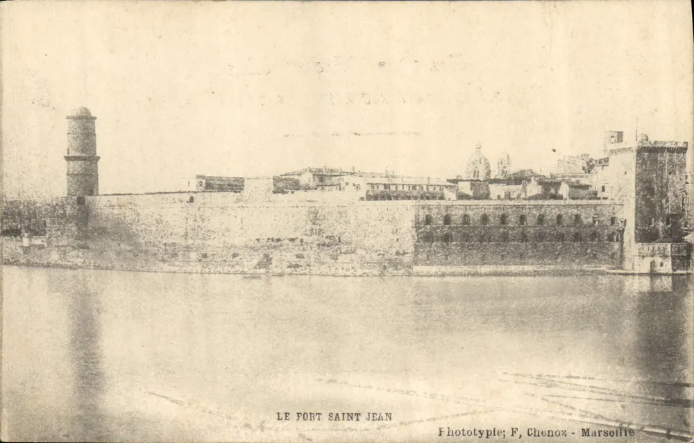 O Forte Saint Jean — Marselha — Fototipo F. Chenoz - Frente