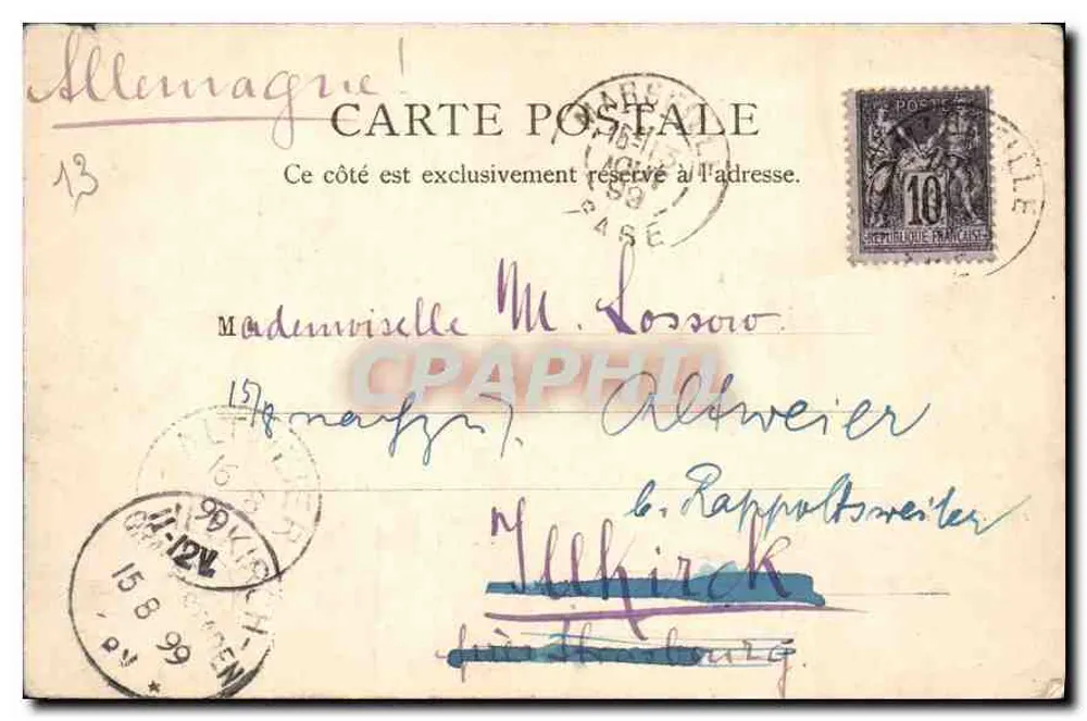 Fort Saint-Jean — Marseille — editor desconhecido, número de série não visível - Verso