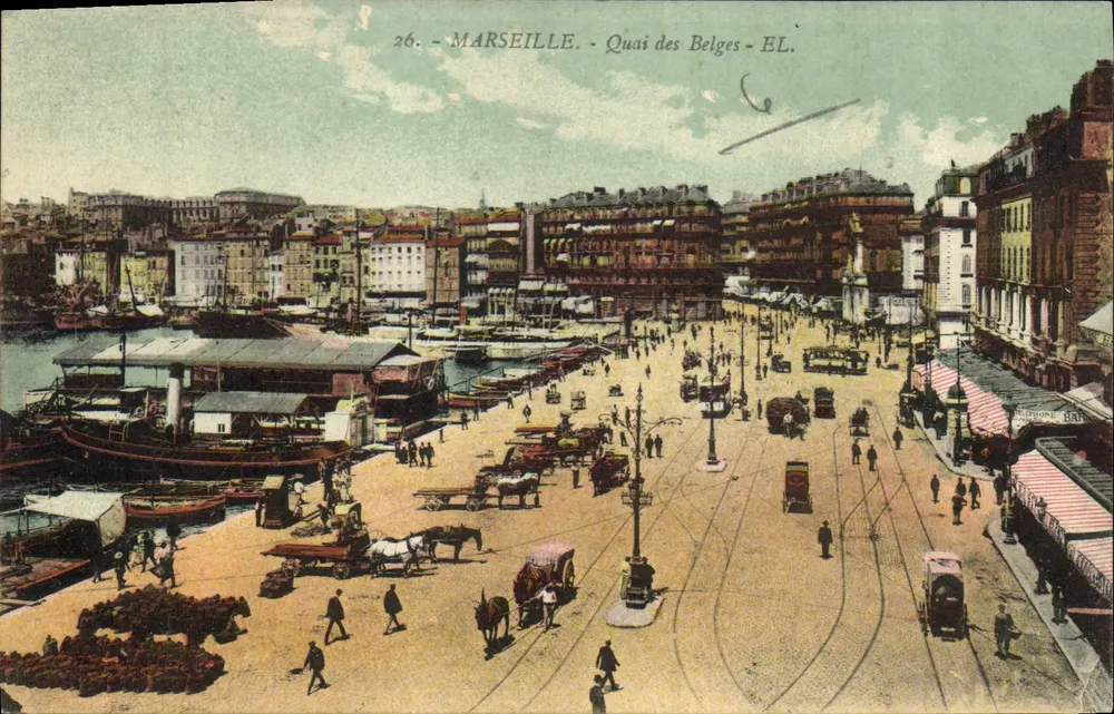 Marselha - Quai dos Belgas - EL. - Frente