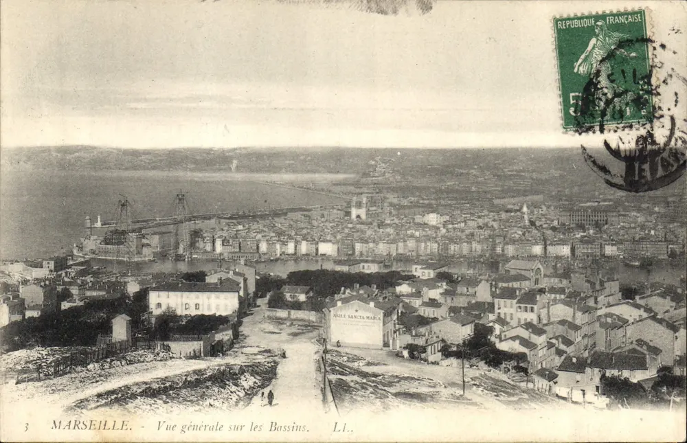 Marseille — Allgemeiner Blick auf die Basins — L.I. - Vorderseite