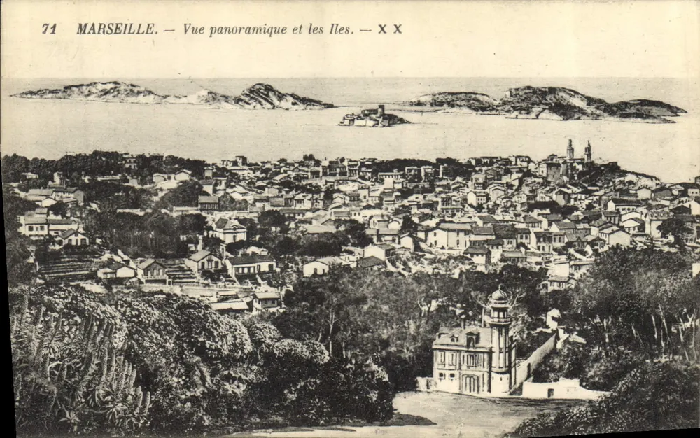 Marseille — Panoramablick und die Inseln — XX - Vorderseite