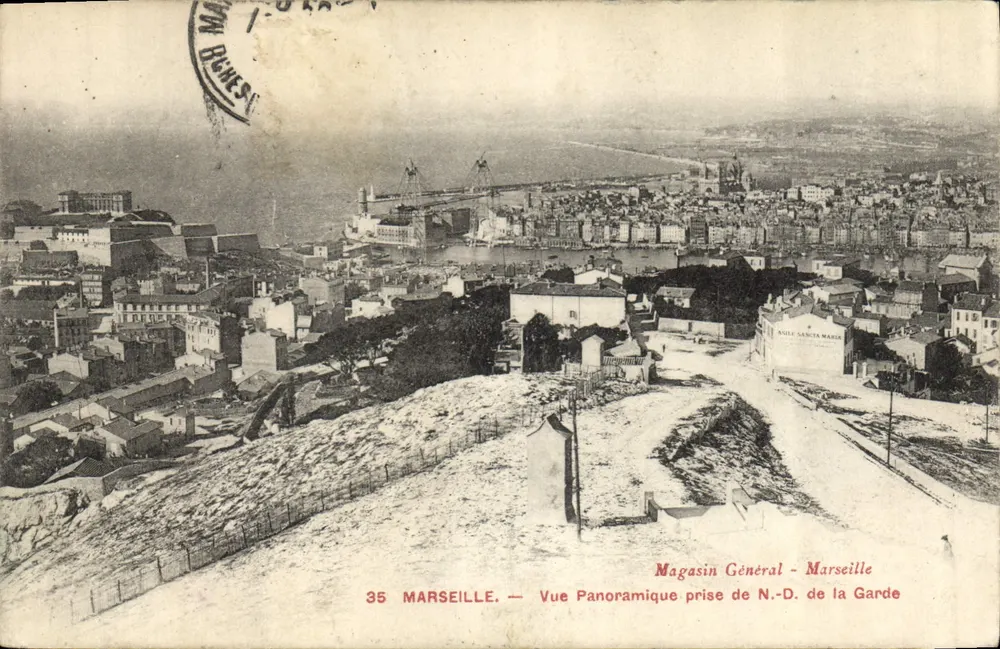 Marseille — Panoramablick vom N.-D. de la Garde — Magasin Général - Marseille, n°35 - Vorderseite