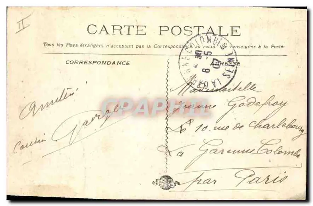 Marseille — Allgemeiner Blick von N.D. de la Garade — unbekannter Verlag, Nr. 35 - Rückseite