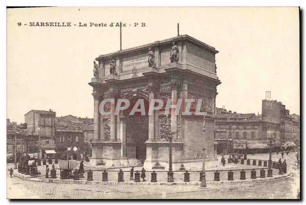 Marselha - A Porta d'Alx - P.B. - Frente