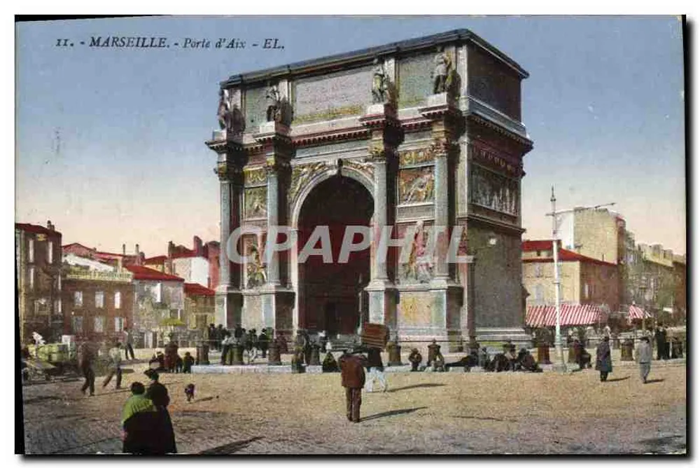 Marseille - Porte d'Aix - EL. - Awers