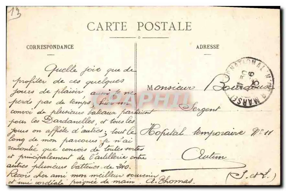 Marseille - Porte d'Aix - EL. - Rewers