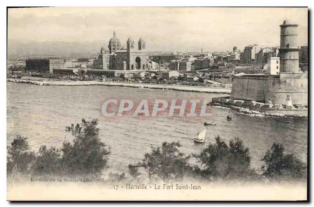 Marselha - O Forte Saint-Jean — Edição da Samaritaine, n°17 - Frente