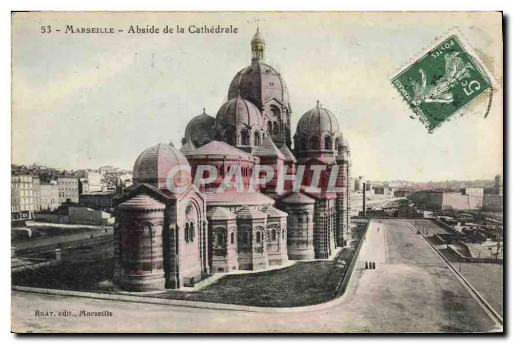 Marselha - Abside da Catedral — Ruat, edit., Marselha, n°53 - Frente