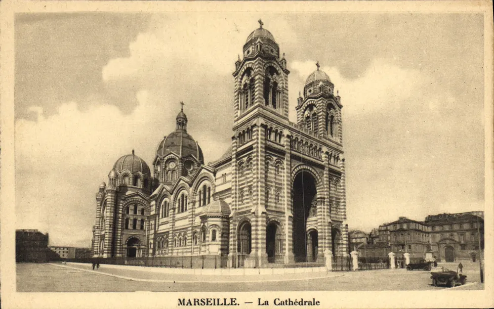 Marseille — A Catedral — Editor não identificado - Frente