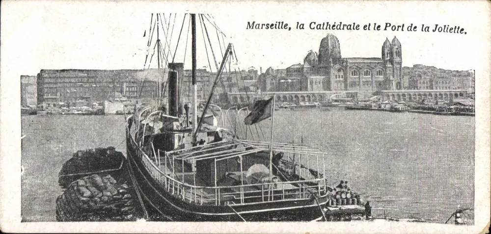 Marseille, die Kathedrale und der Hafen von Joliette — n°13 - Vorderseite