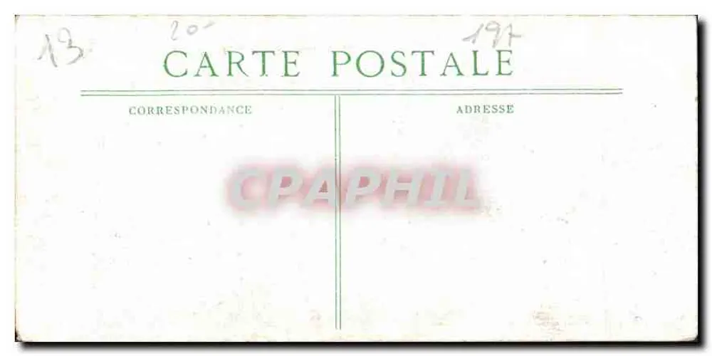 Marseille, die Kathedrale und der Hafen von Joliette — n°13 - Rückseite