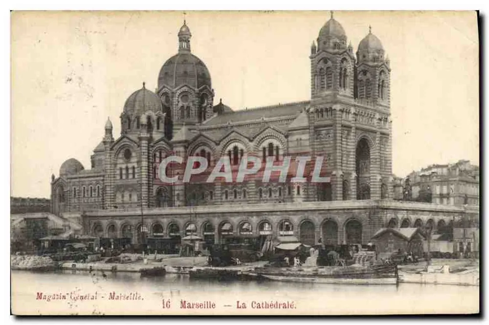 Marseille — A Catedral — Magasin Général, n°16 - Frente