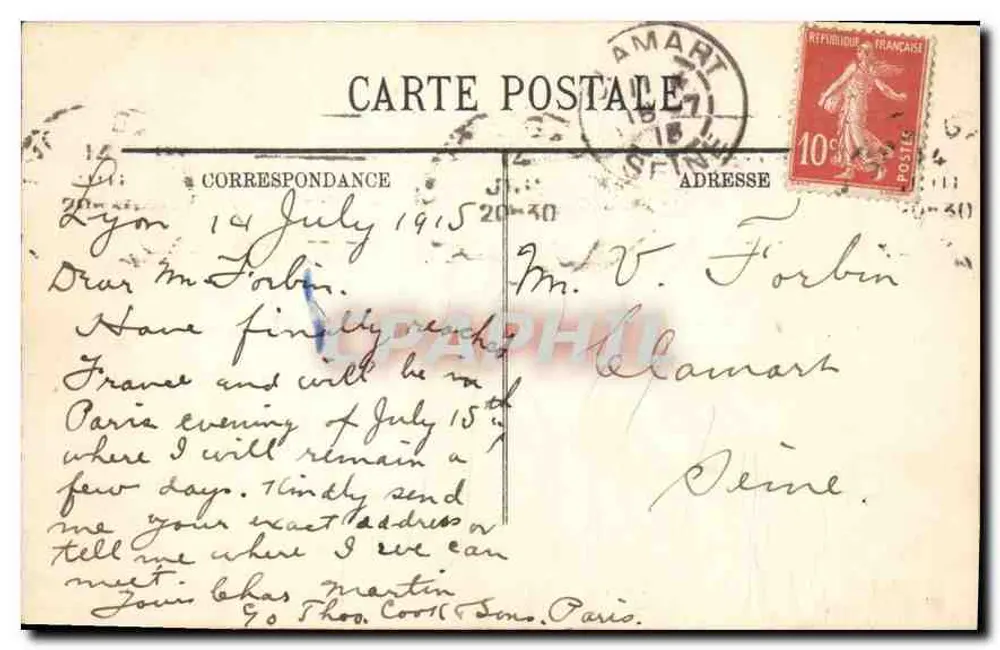 Marselha — A Catedral — LL. n°150 - Verso