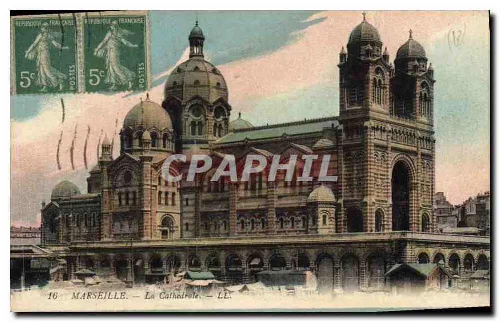 Marselha — A Catedral — LL - Frente