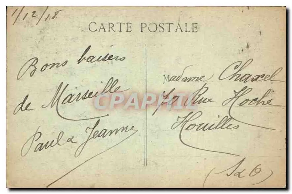 Marselha - Fontaine Cantini — L.R. - Verso