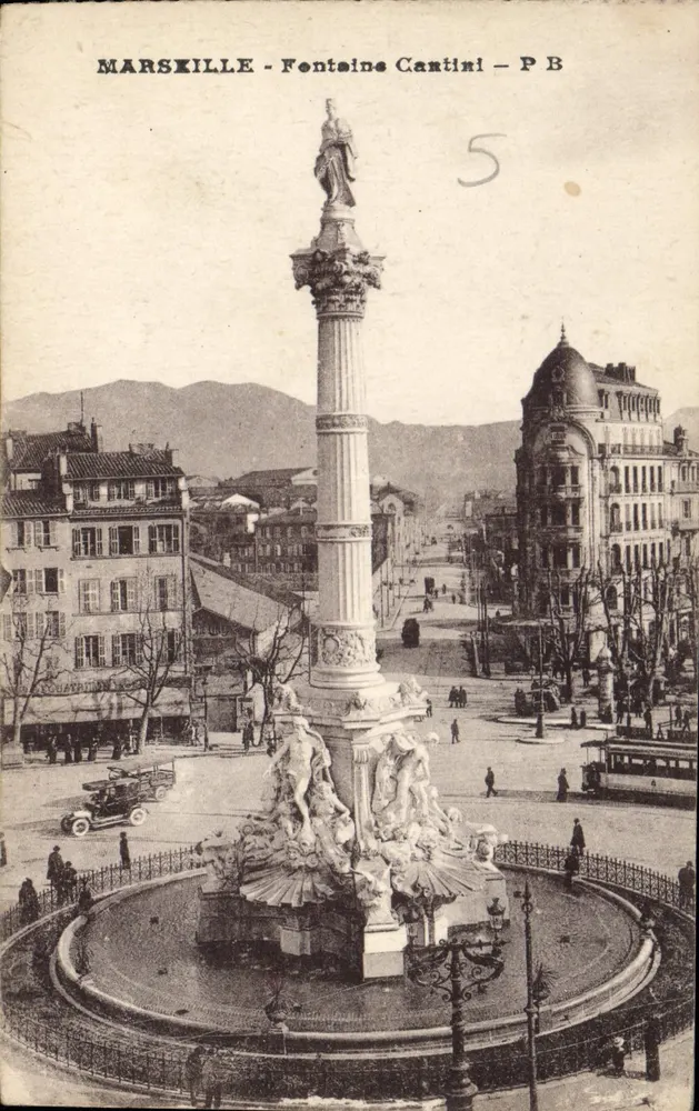 Marselha - Fontaine Cantini - P B - Frente