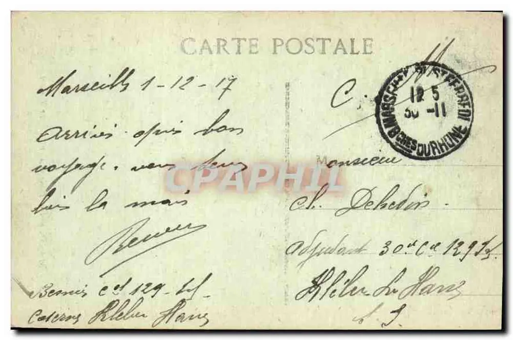 Marseille - Fontaine Cantini - Le Torrent — I.P. - Rückseite