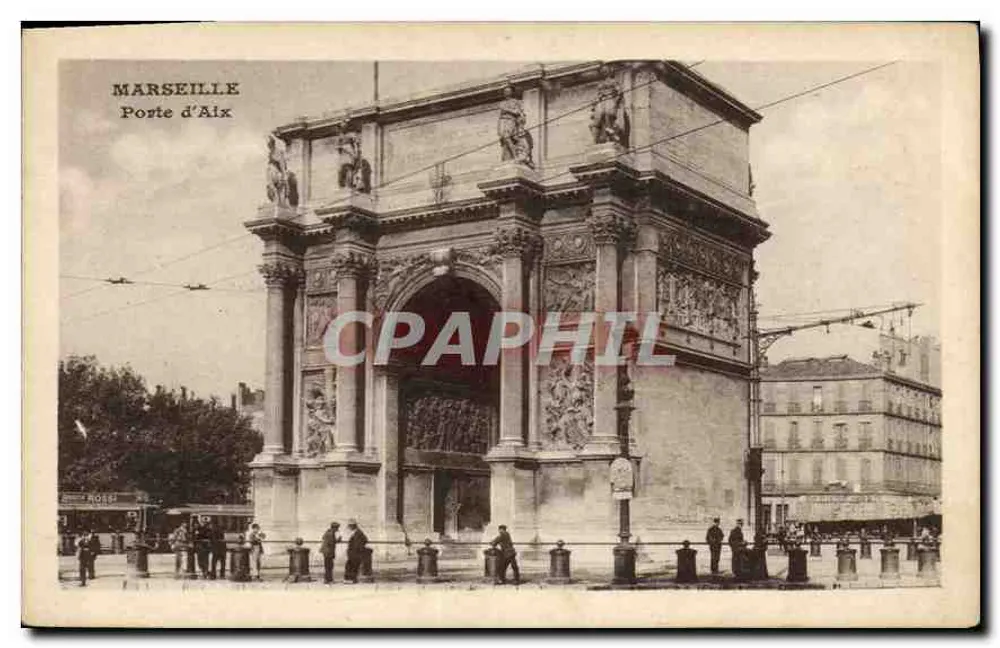 Marseille — Porte d'Aix — editor não identificado - Frente