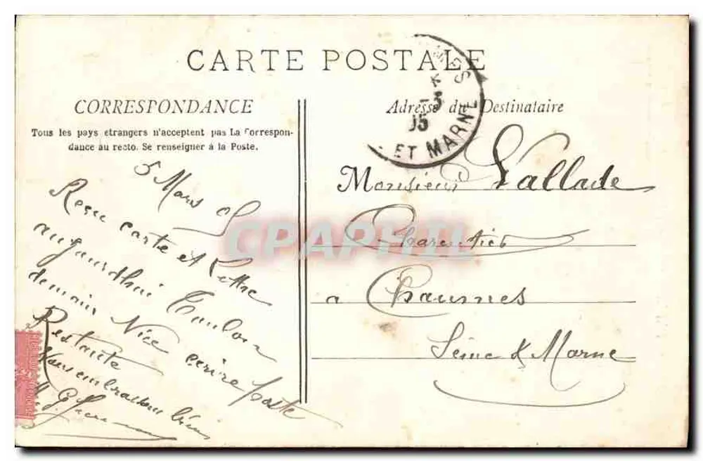 Marseille — Die Aufzüge der Notre-Dame de la Garde — Phototypie E. Lacour, n°14 - Rückseite