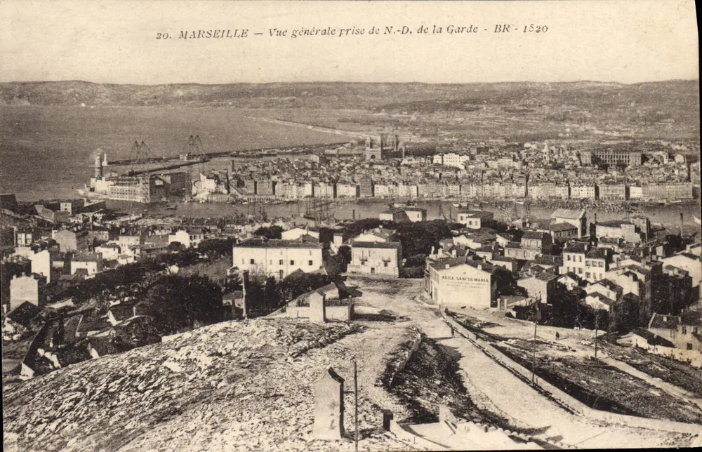 Marseille — Allgemeiner Blick von N.-D. de la Garde — BR - 1520 - Vorderseite