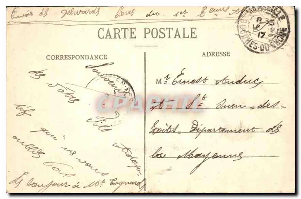 Marseille - Nossa Senhora da Guarda - EL. - Verso