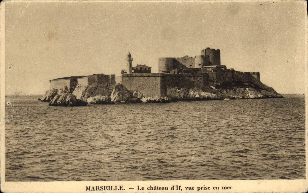 Marseille — Schloss If, Aussicht vom Meer — Verlag unbekannt - Vorderseite