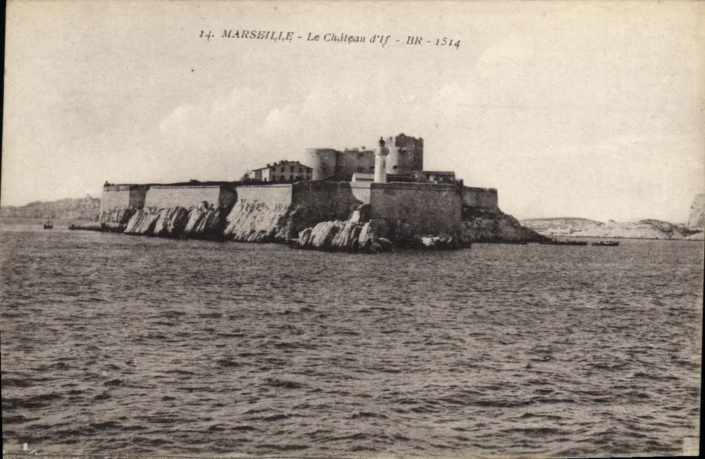 Marselha - O Castelo de If - BR - 1514 - Frente
