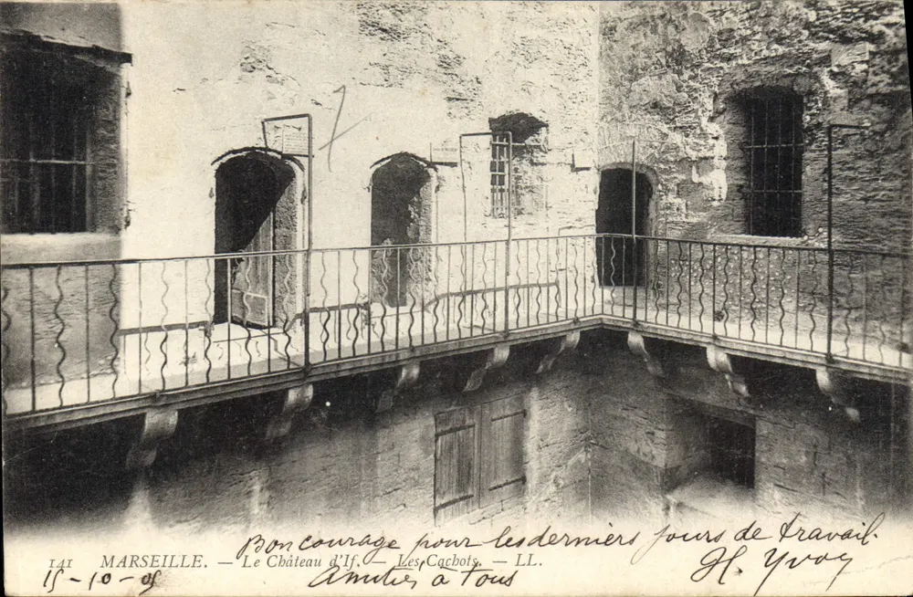 O Castelo de If — Os Cachots — Marselha — LL n°141 - Frente
