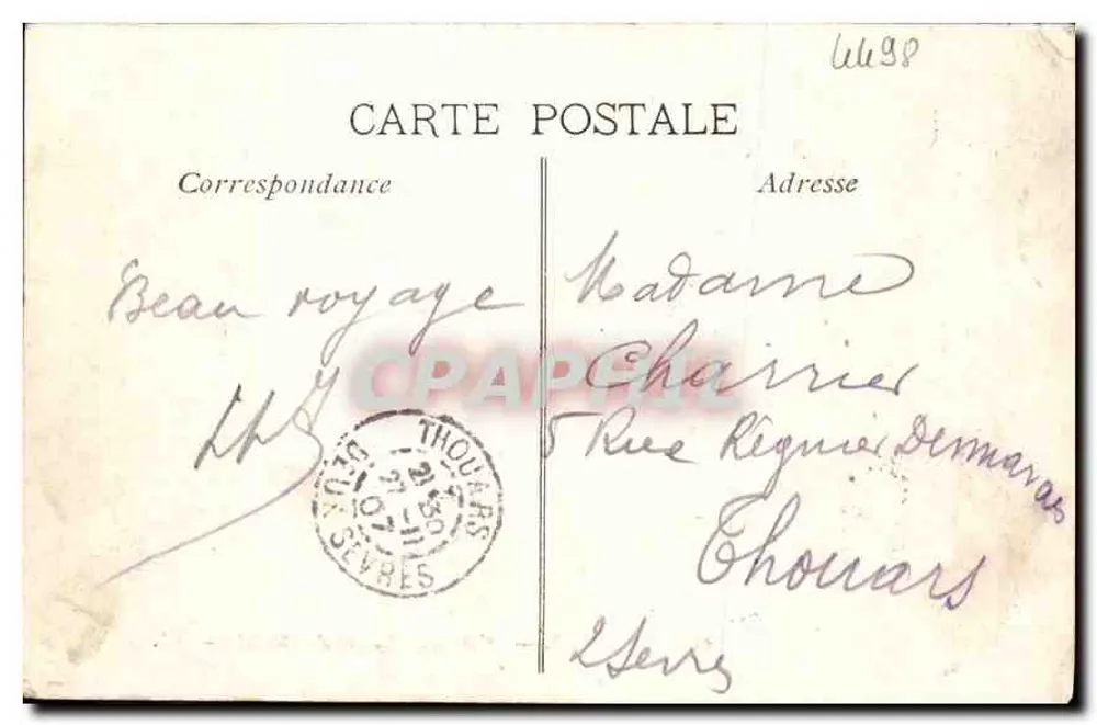 Corniche (Vallon de l'Oriol) — Marsylia — Wydawca EL. - Rewers