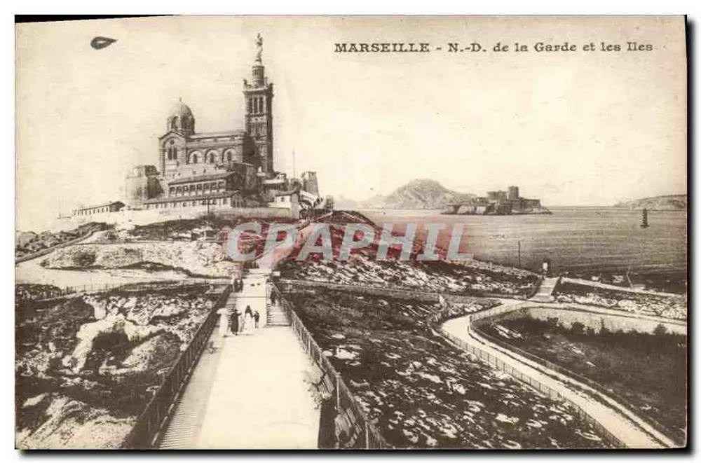 Marseille - N.-D. de la Garde und die Inseln - Vorderseite
