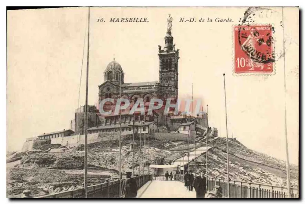 Marselha — N.-D. da Guarda — editor desconhecido, n° 16 - Frente